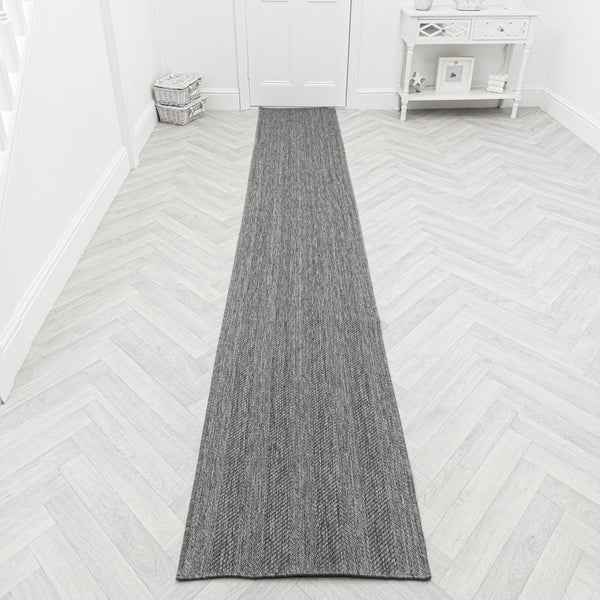Stripes Grey Hall Runner