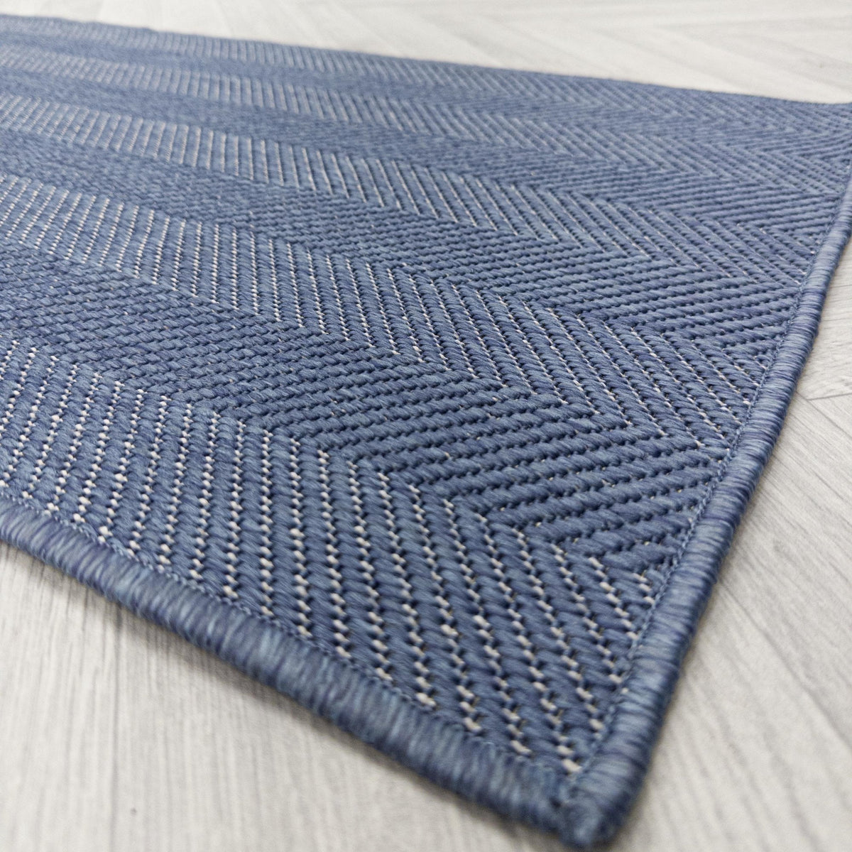 Stripes Blue Hall Runner