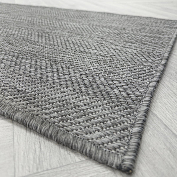 Stripes Grey Hall Runner