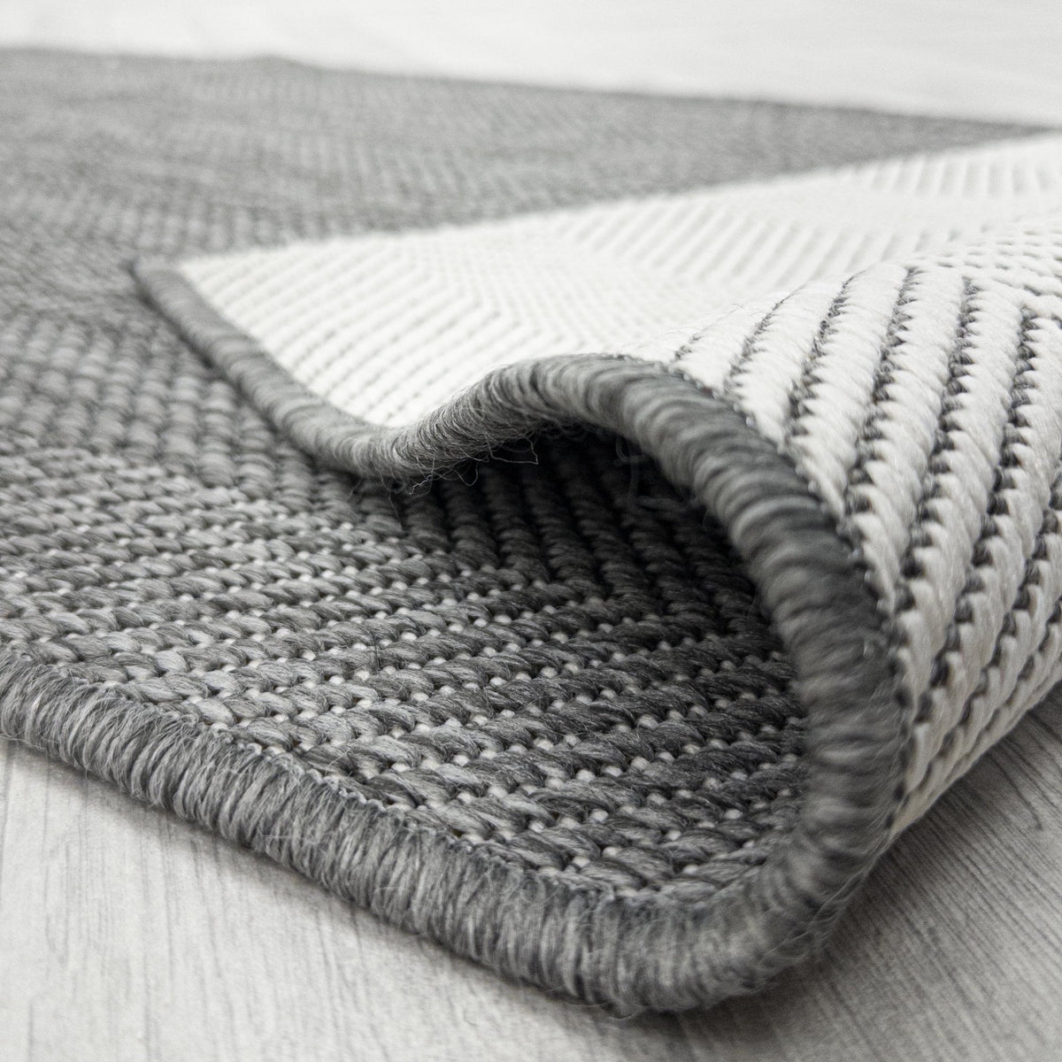 Stripes Grey Hall Runner