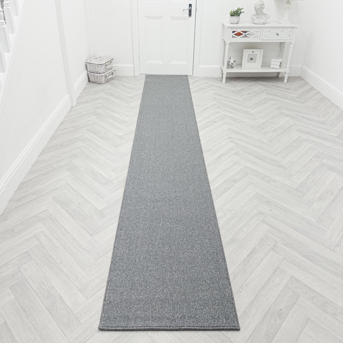 Rustique Ultra Misty Grey Hall Runner