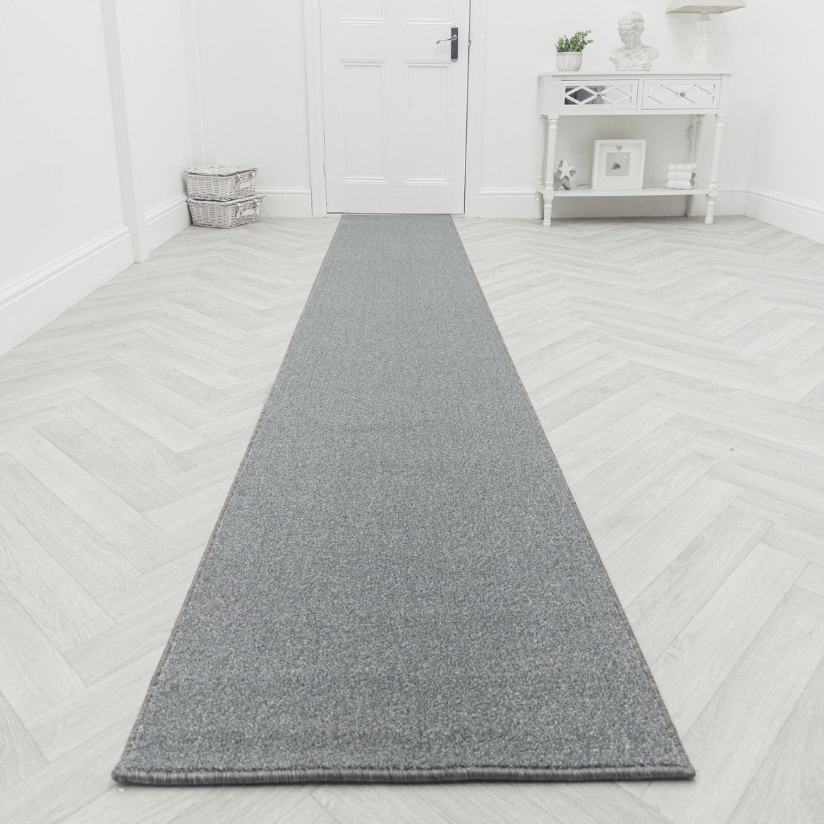 Rustique Ultra Misty Grey Hall Runner