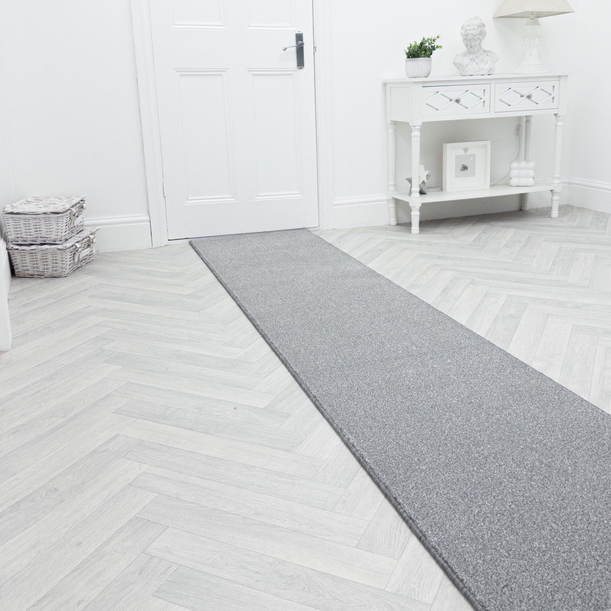 Ultra French Gray Rug Runner
