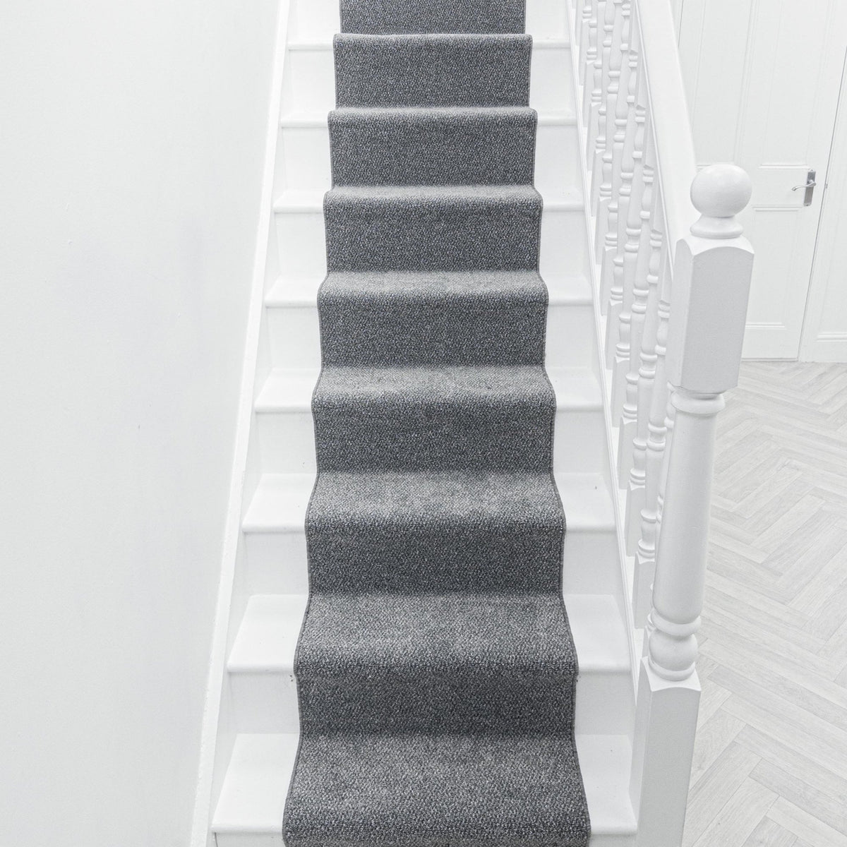 Tweed Slate Grey Stair Runner