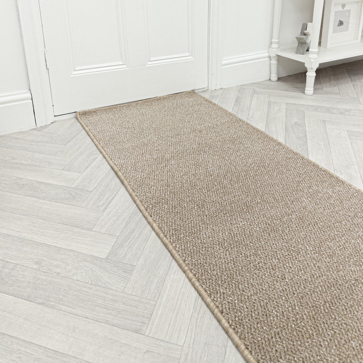 Tweed Taupe Hall Runner
