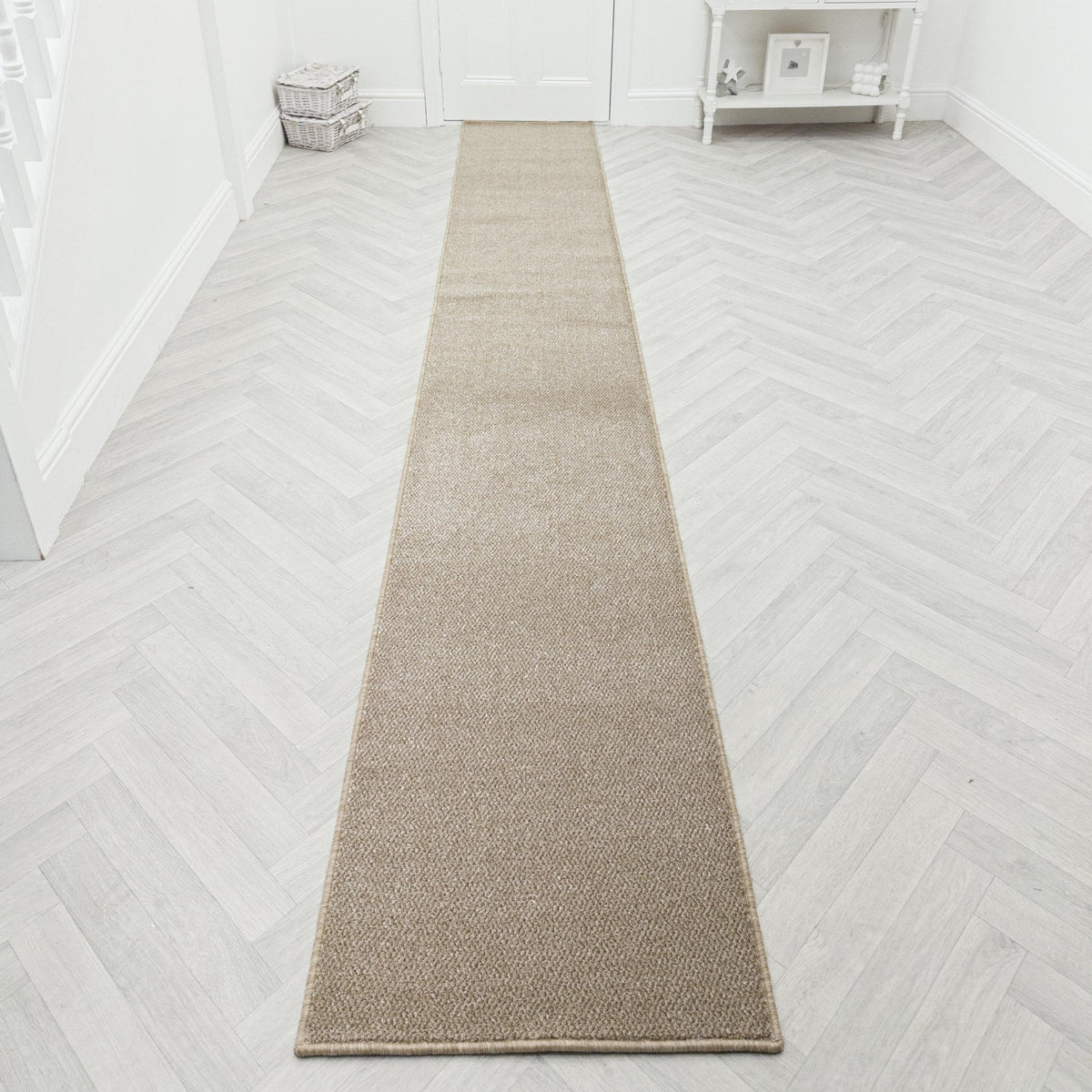 Tweed Taupe Hall Runner