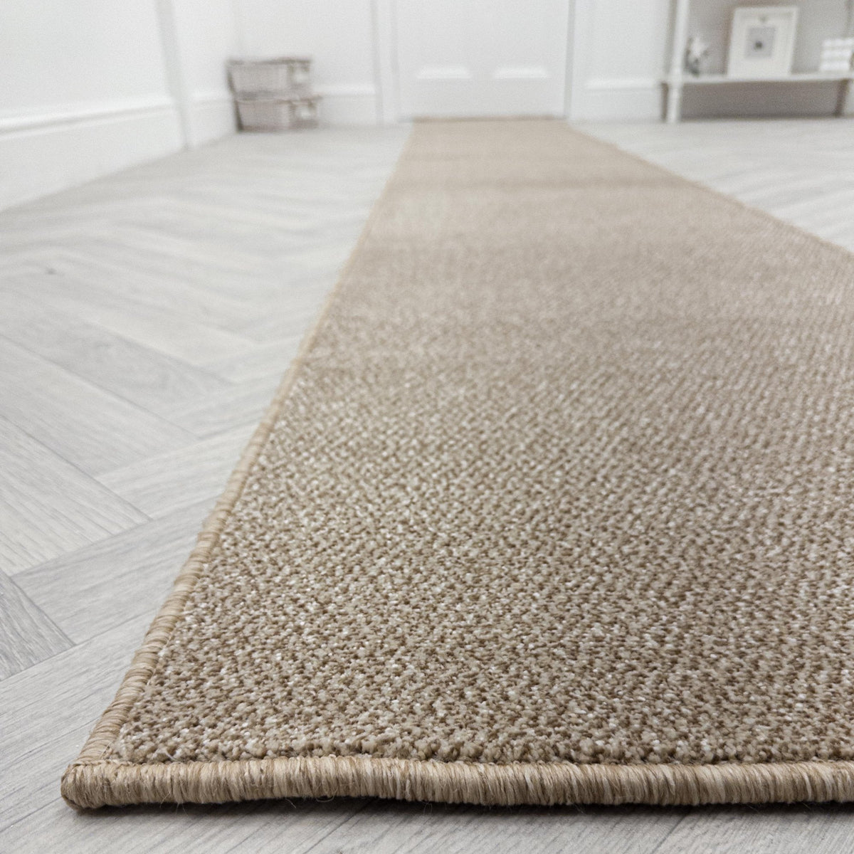 Tweed Taupe Hall Runner