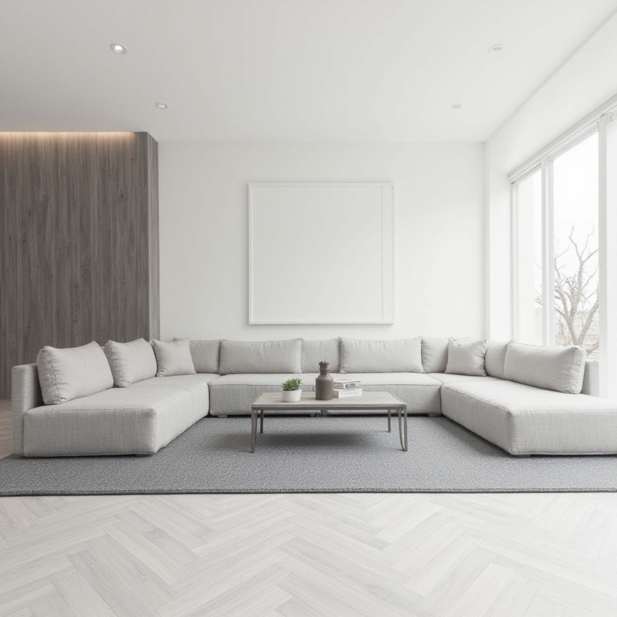 Rustique Ultra Misty Grey Custom Rug