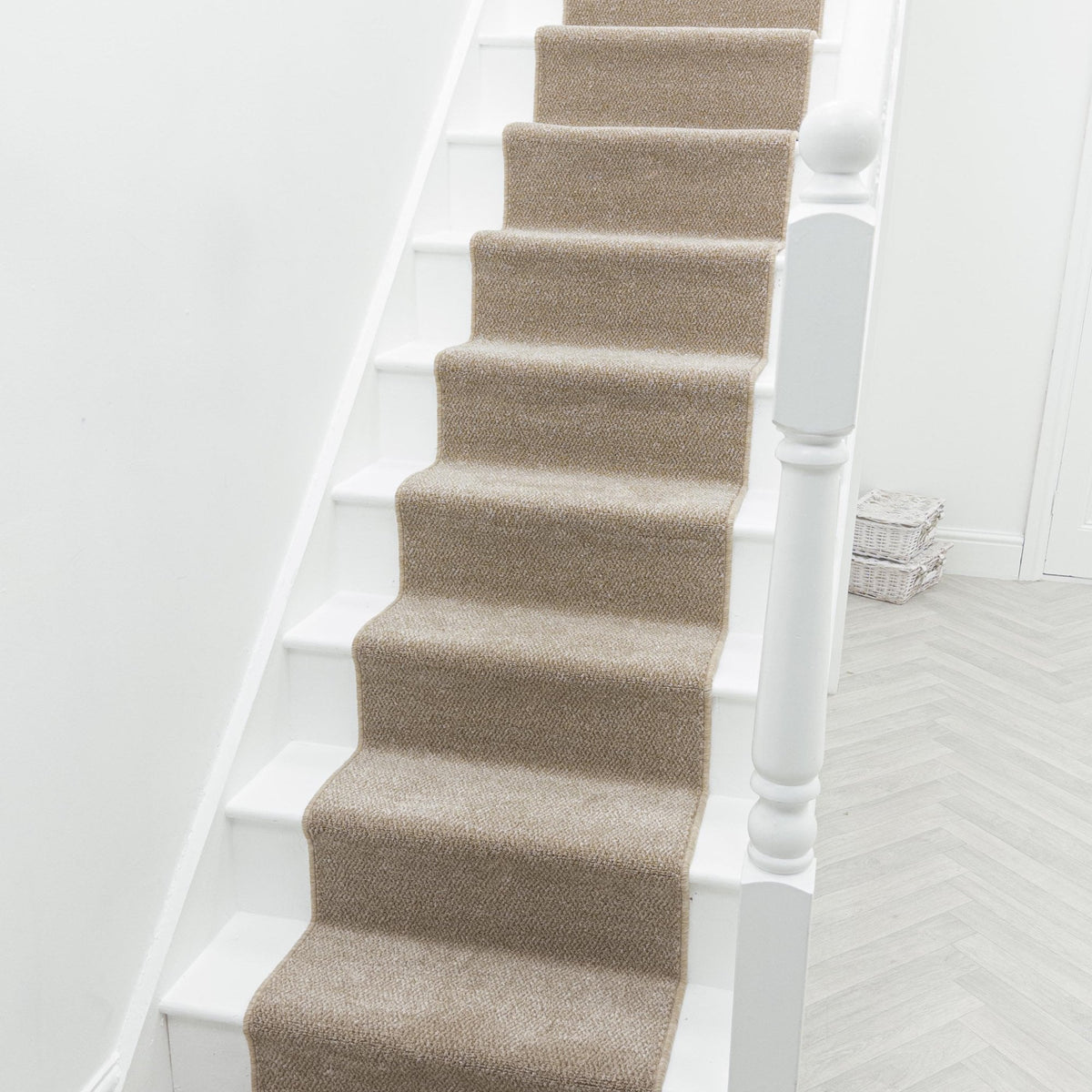 Tweed Taupe Stair Runner