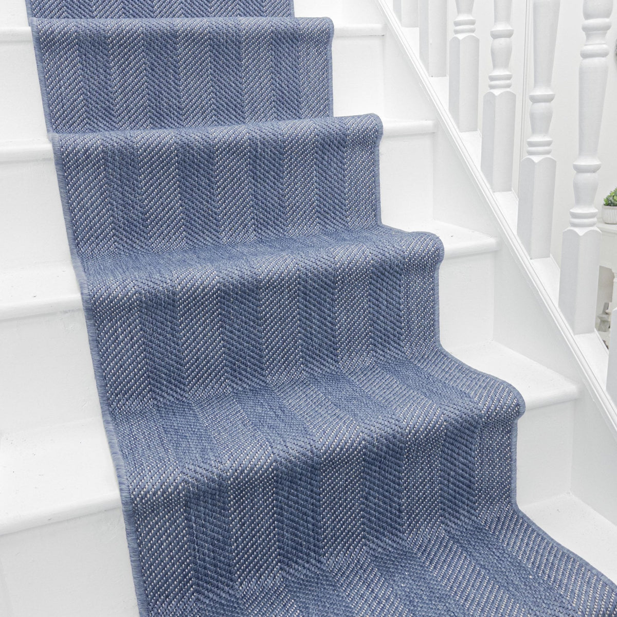 Stripes Bleu Tapis d’escalier