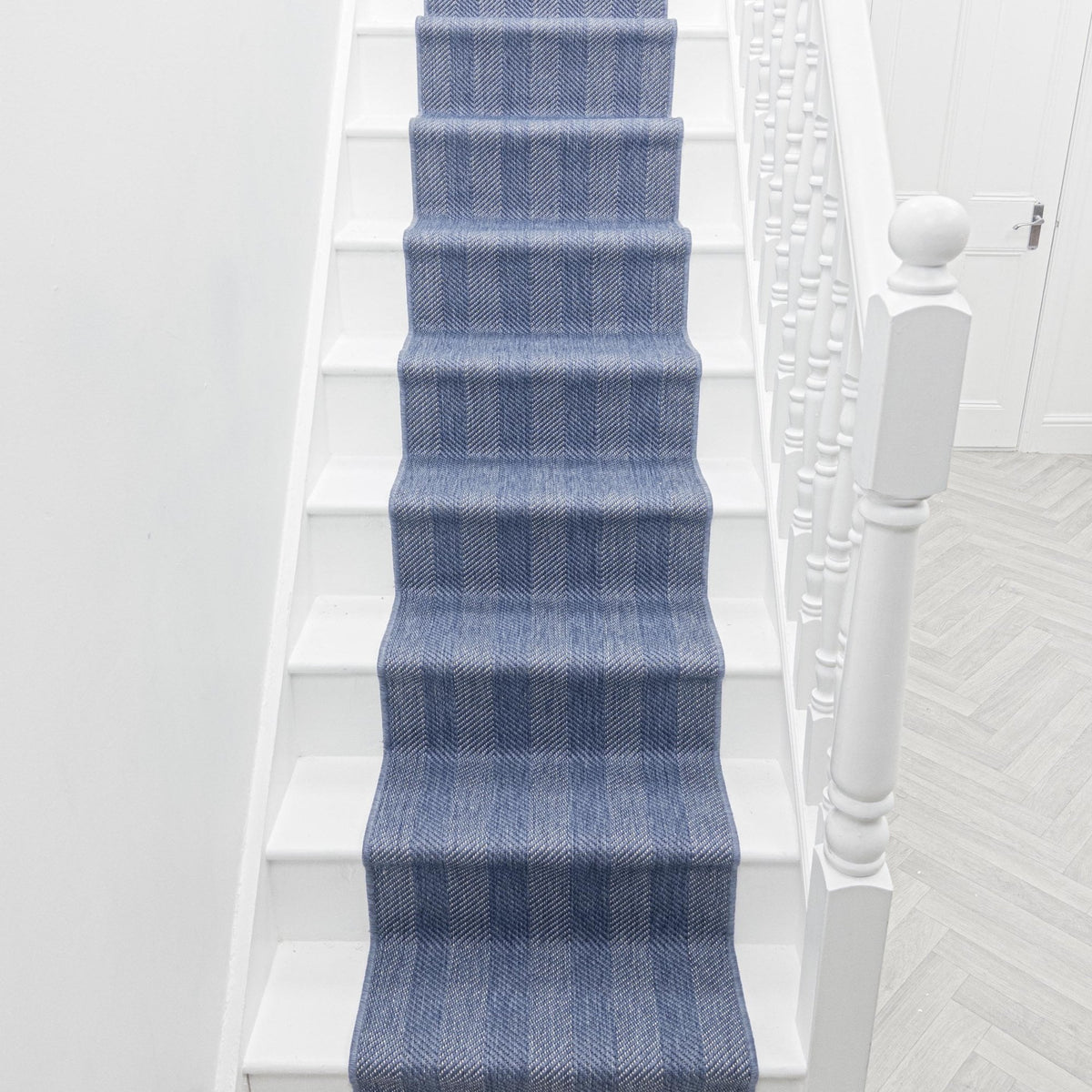 Stripes Bleu Tapis d’escalier
