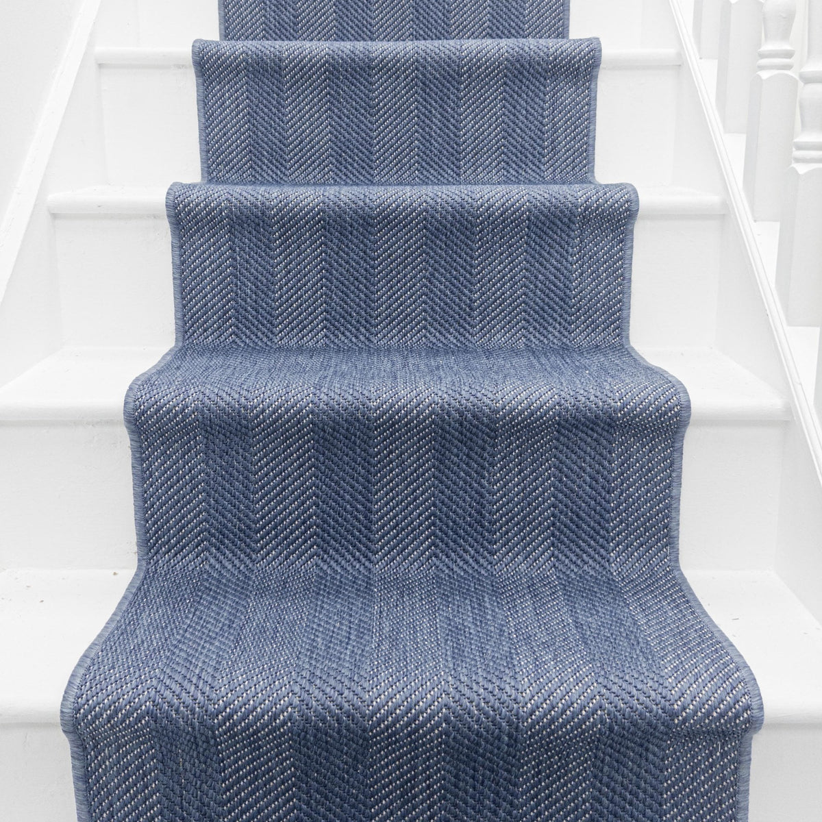 Stripes Bleu Tapis d’escalier