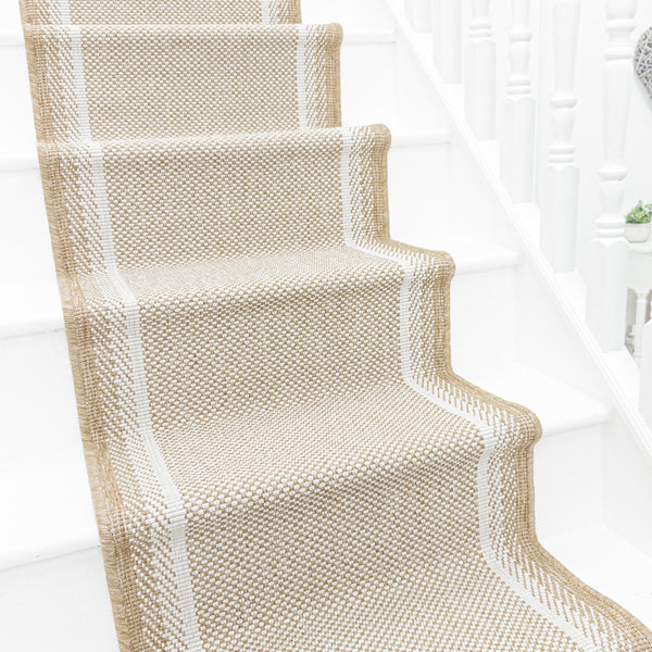 Geo Brown Stair Runner