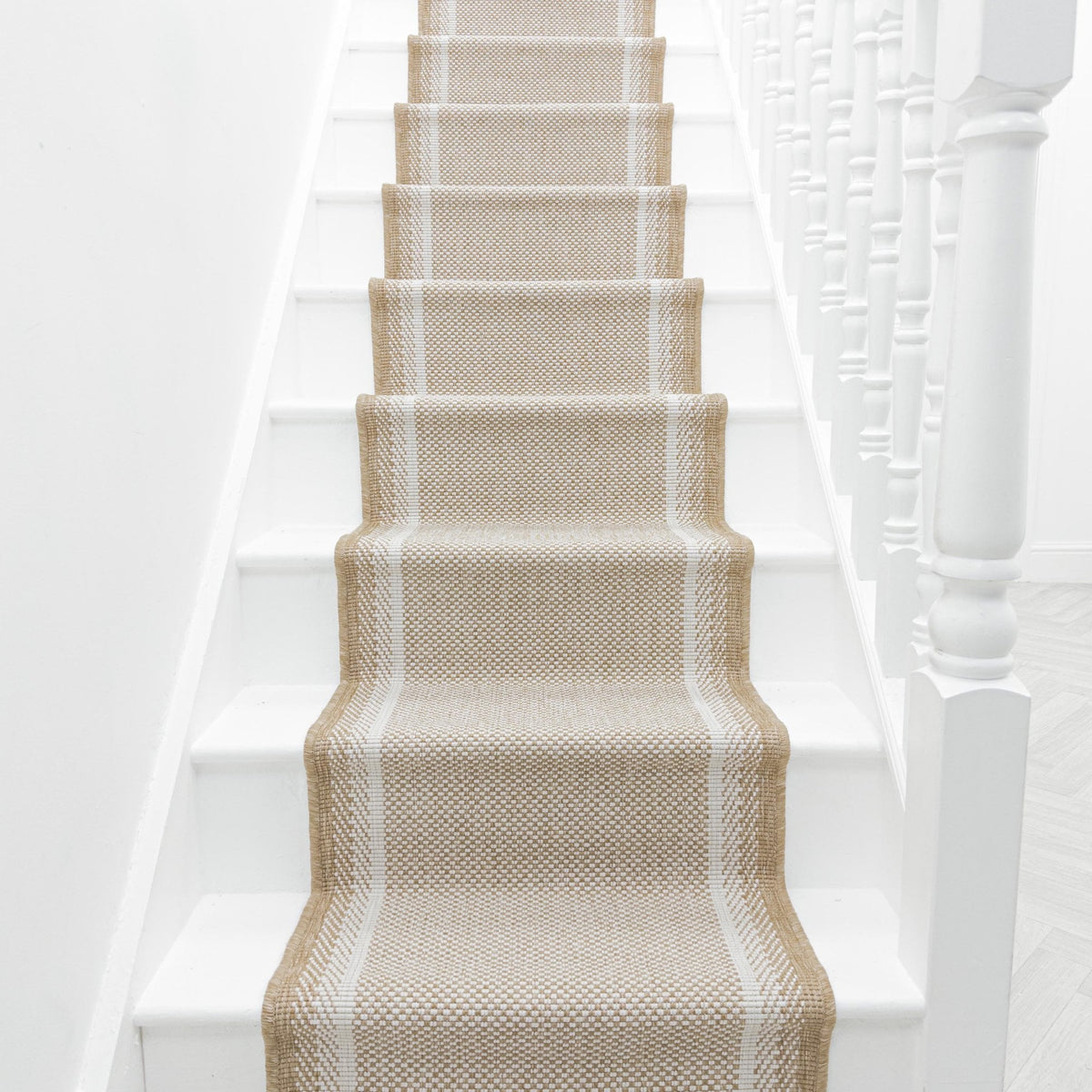 Geo Brown Stair Runner