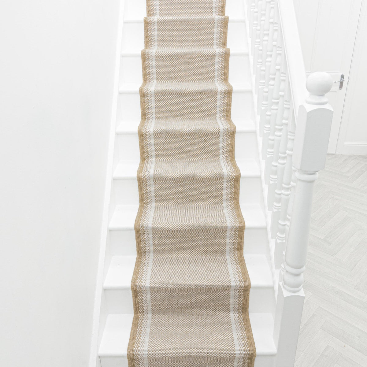 Geo Brown Stair Runner