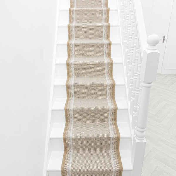 Geo Brown Stair Runner