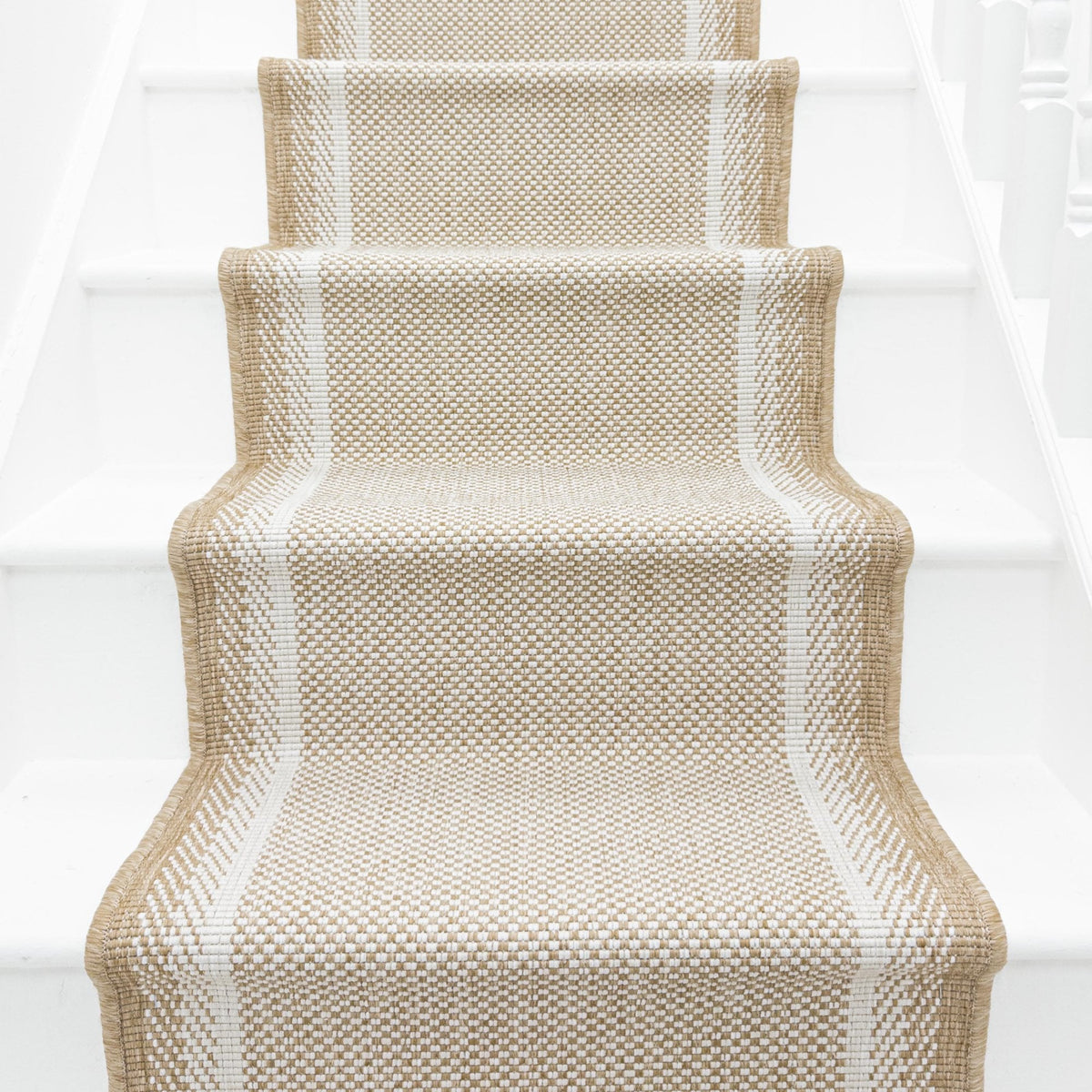 Geo Brown Stair Runner