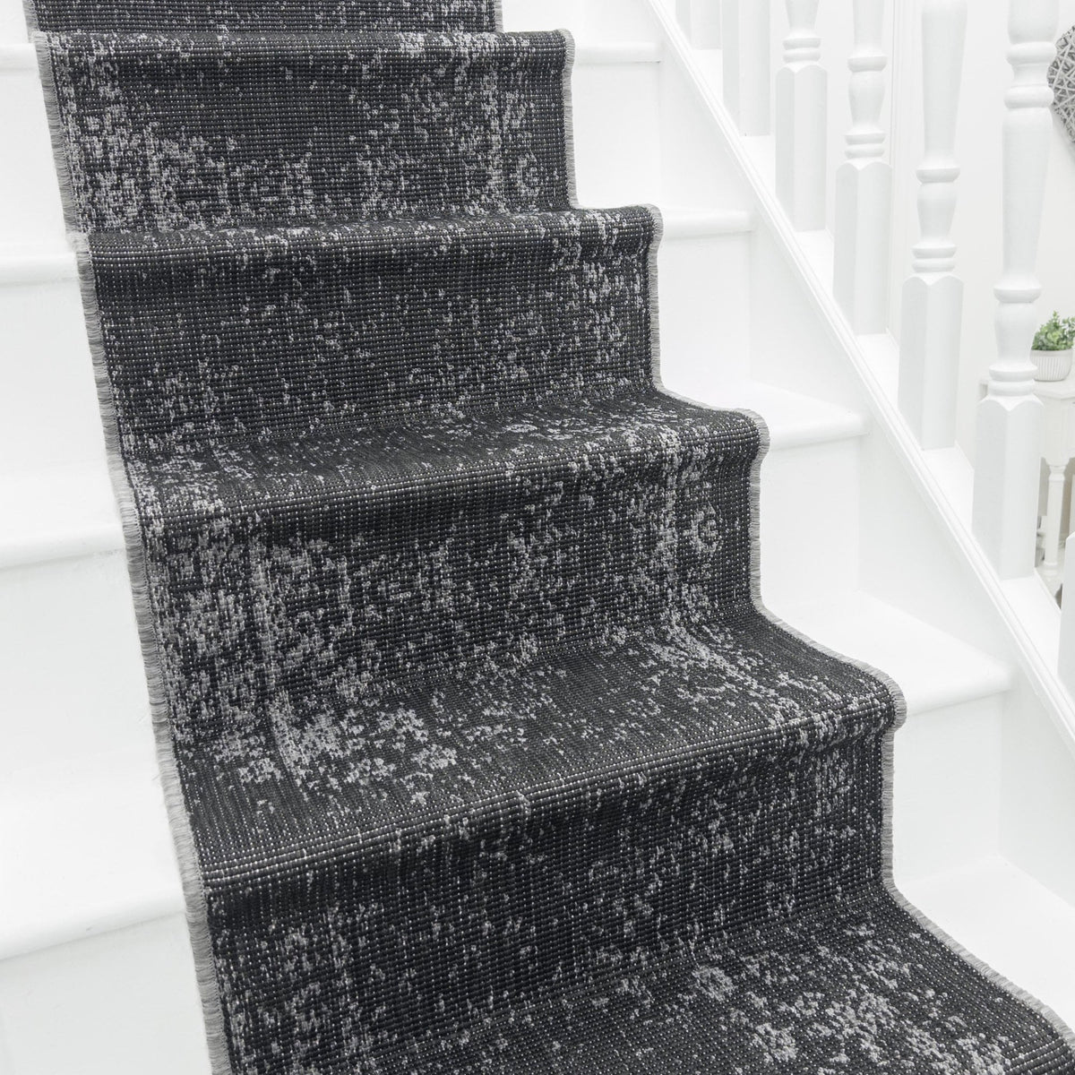 Tapestry Black Stair Runner