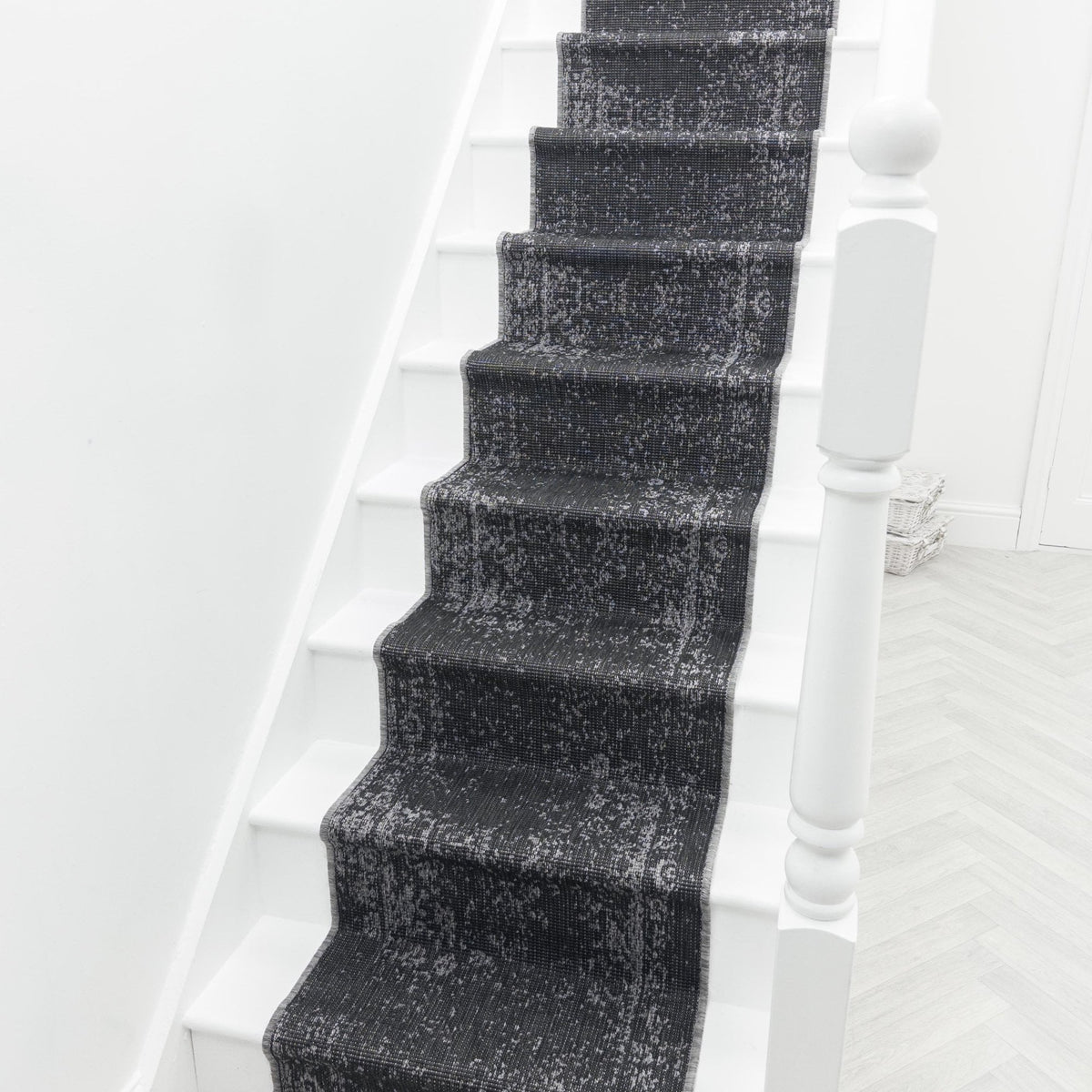 Tapestry Black Stair Runner