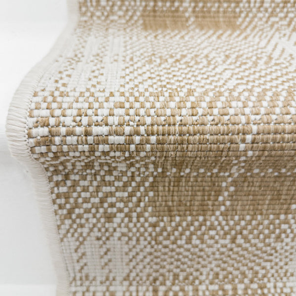 Plaid Brown Stair Runner