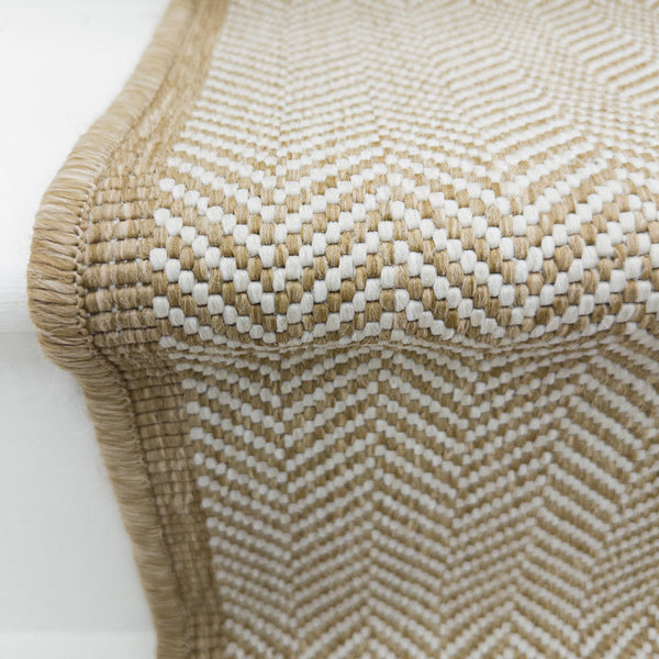 Illusion Beige Stair Runner