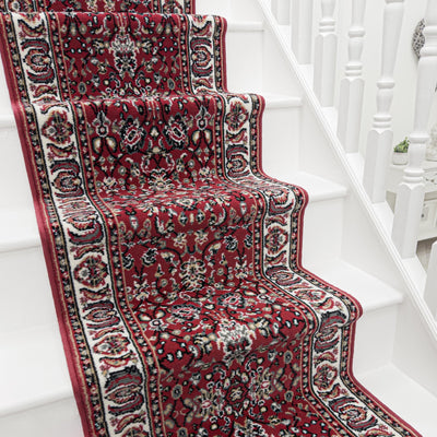 Kashan Red Stair Runner