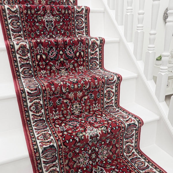 Kashan Red Stair Runner