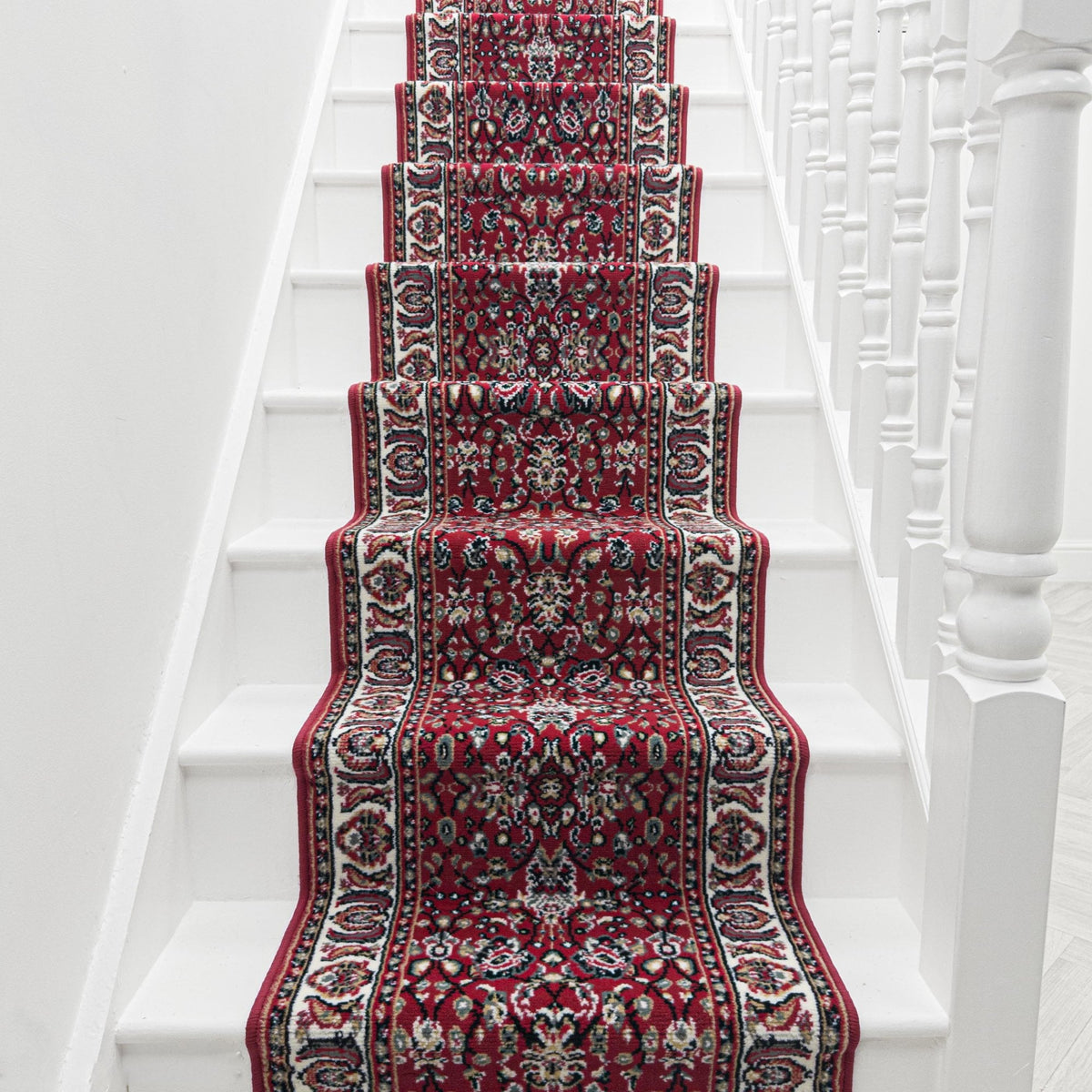 Kashan Red Stair Runner