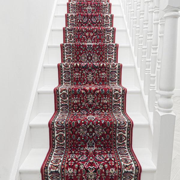 Kashan Red Stair Runner