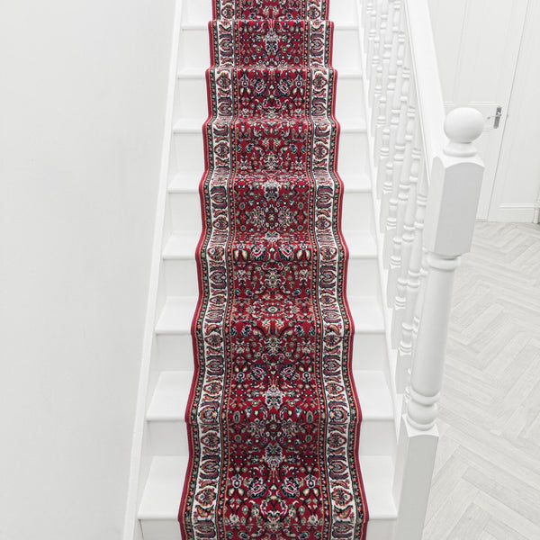 Kashan Red Stair Runner