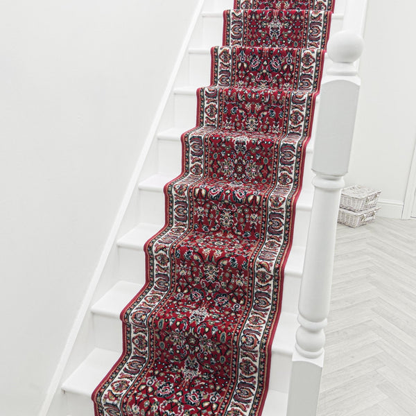 Kashan Red Stair Runner
