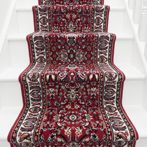 Kashan Red Stair Runner