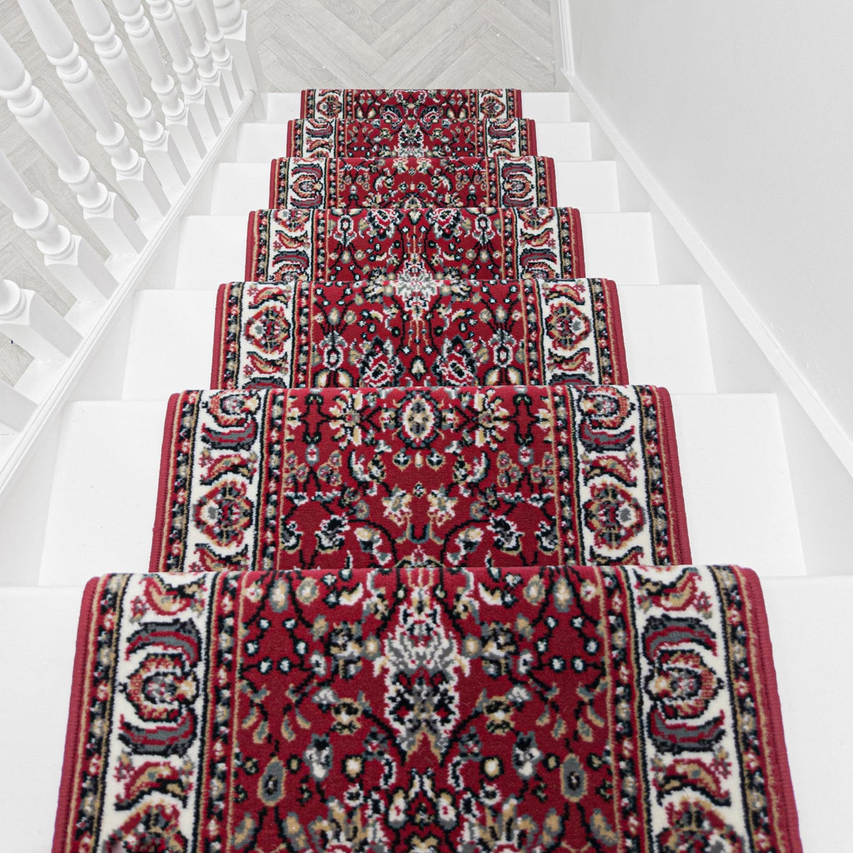 Kashan Red Stair Runner