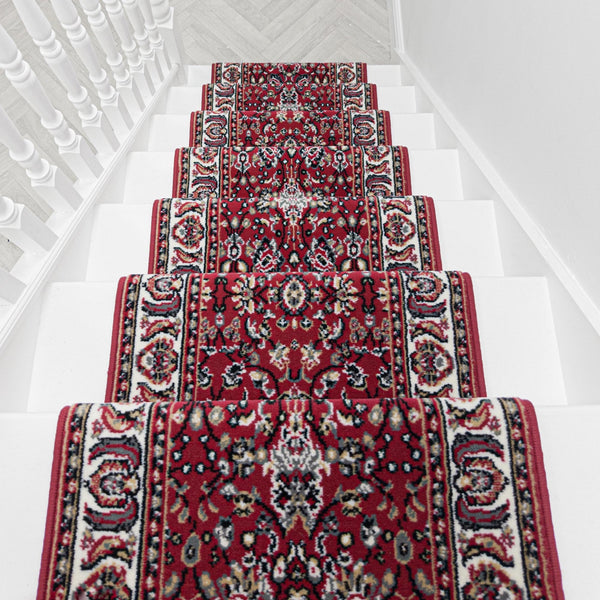 Kashan Red Stair Runner