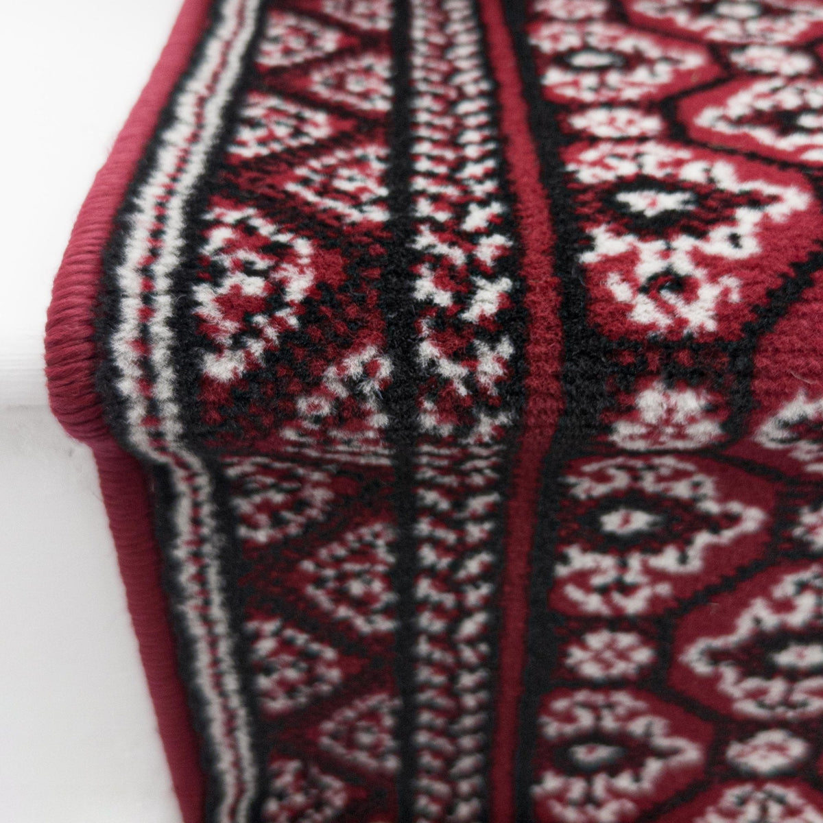 Heriz Dark Red Stair Runner