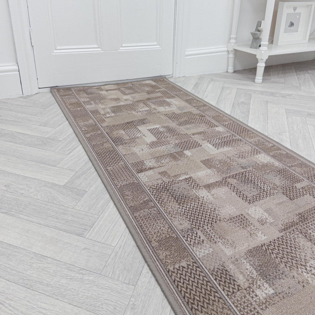 Tribe Beige  Hall Runner