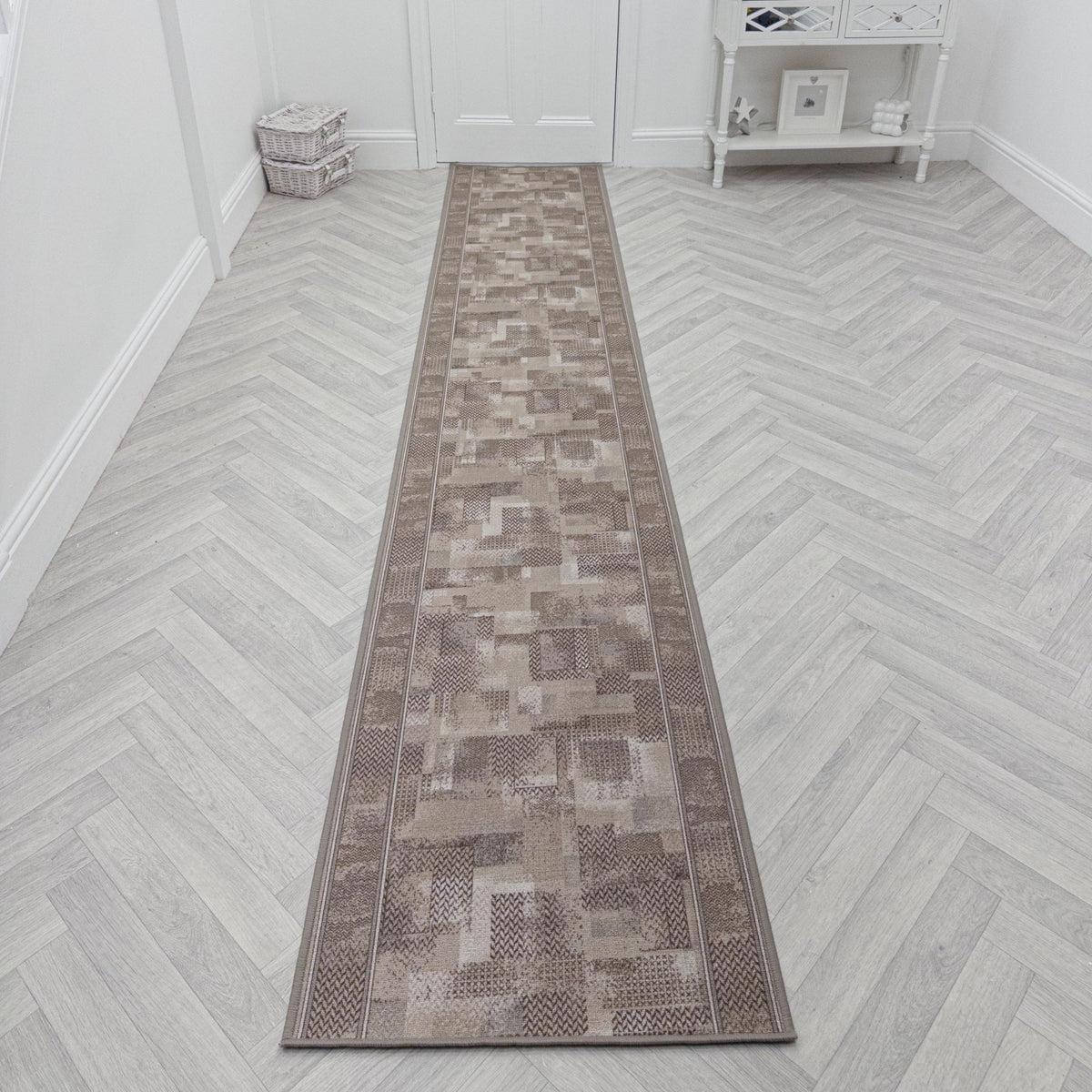 Tribe Beige  Hall Runner