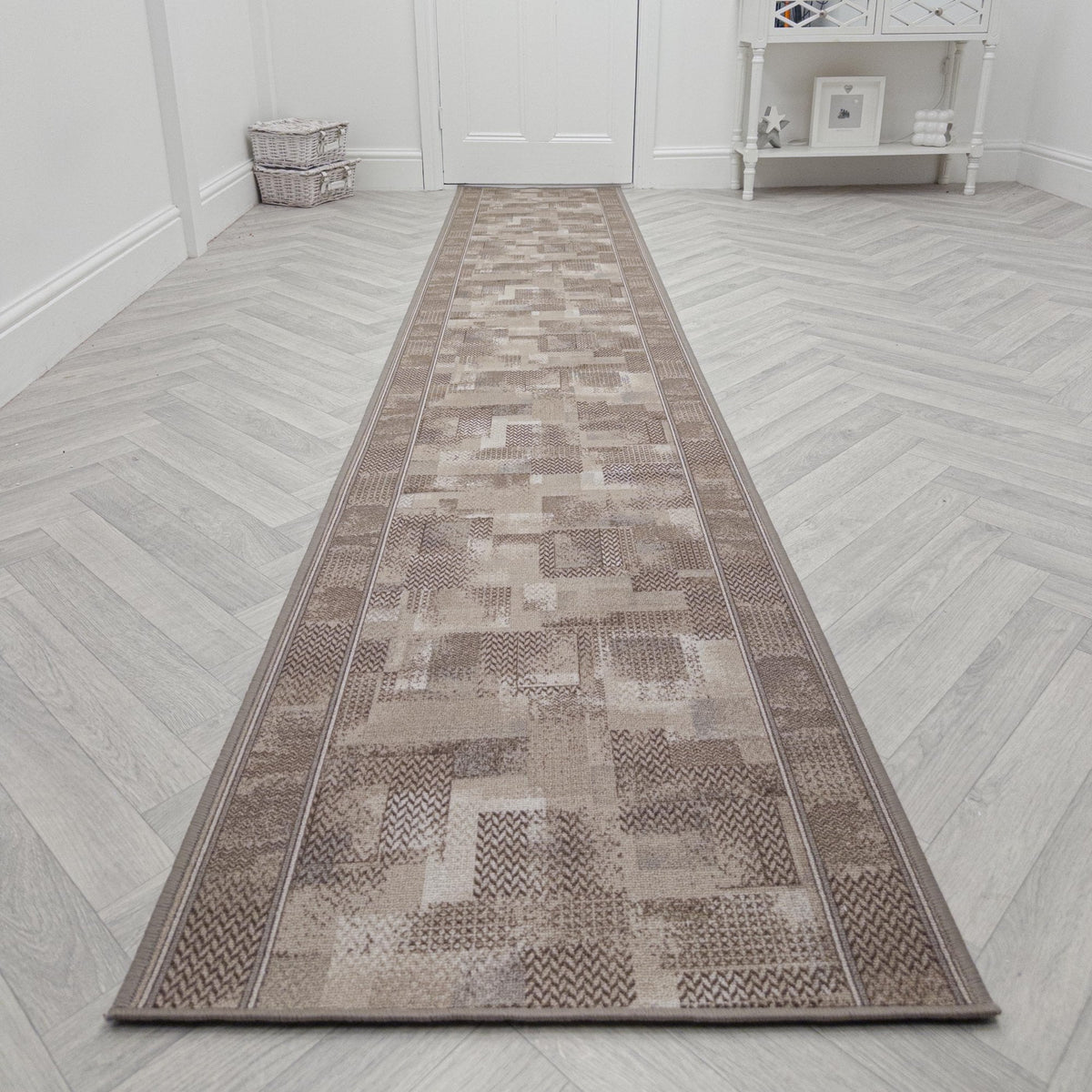 Tribe Beige  Hall Runner