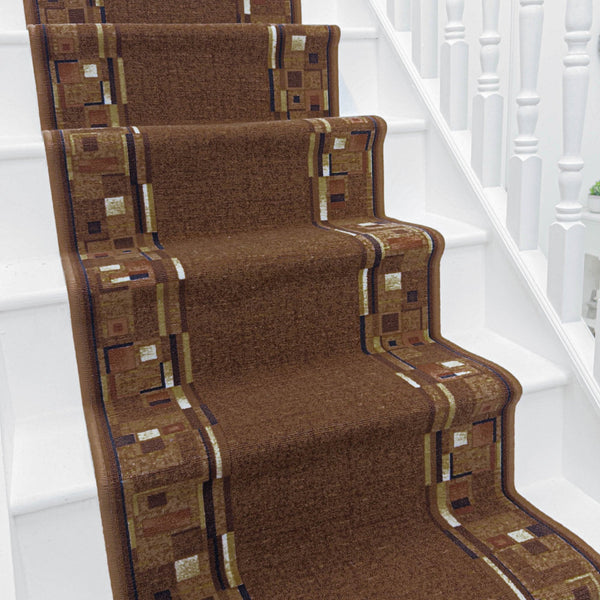 Bombay D. Brown Stair Runner
