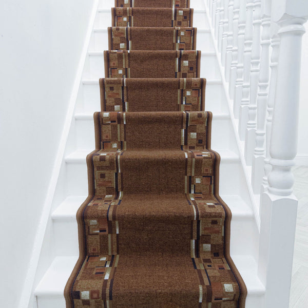 Bombay D. Brown Stair Runner