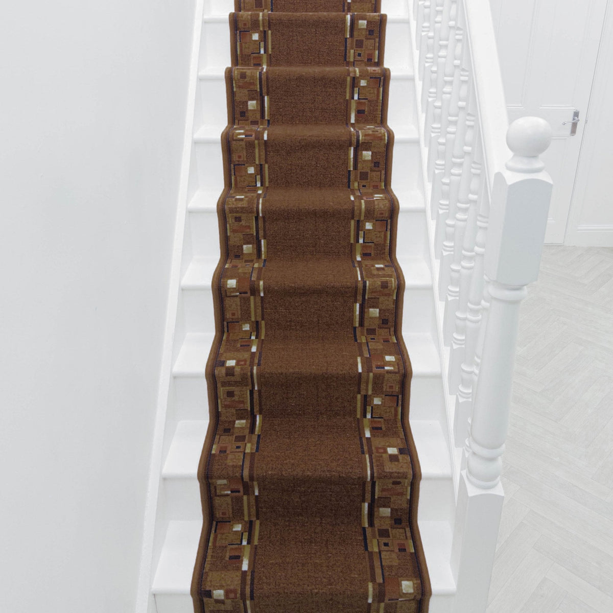 Bombay D. Brown Stair Runner