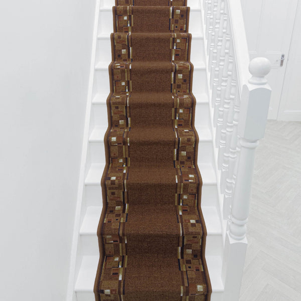 Bombay D. Brown Stair Runner
