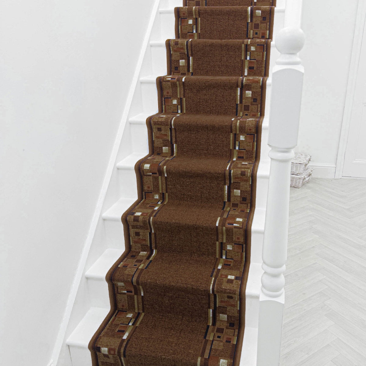 Bombay D. Brown Stair Runner