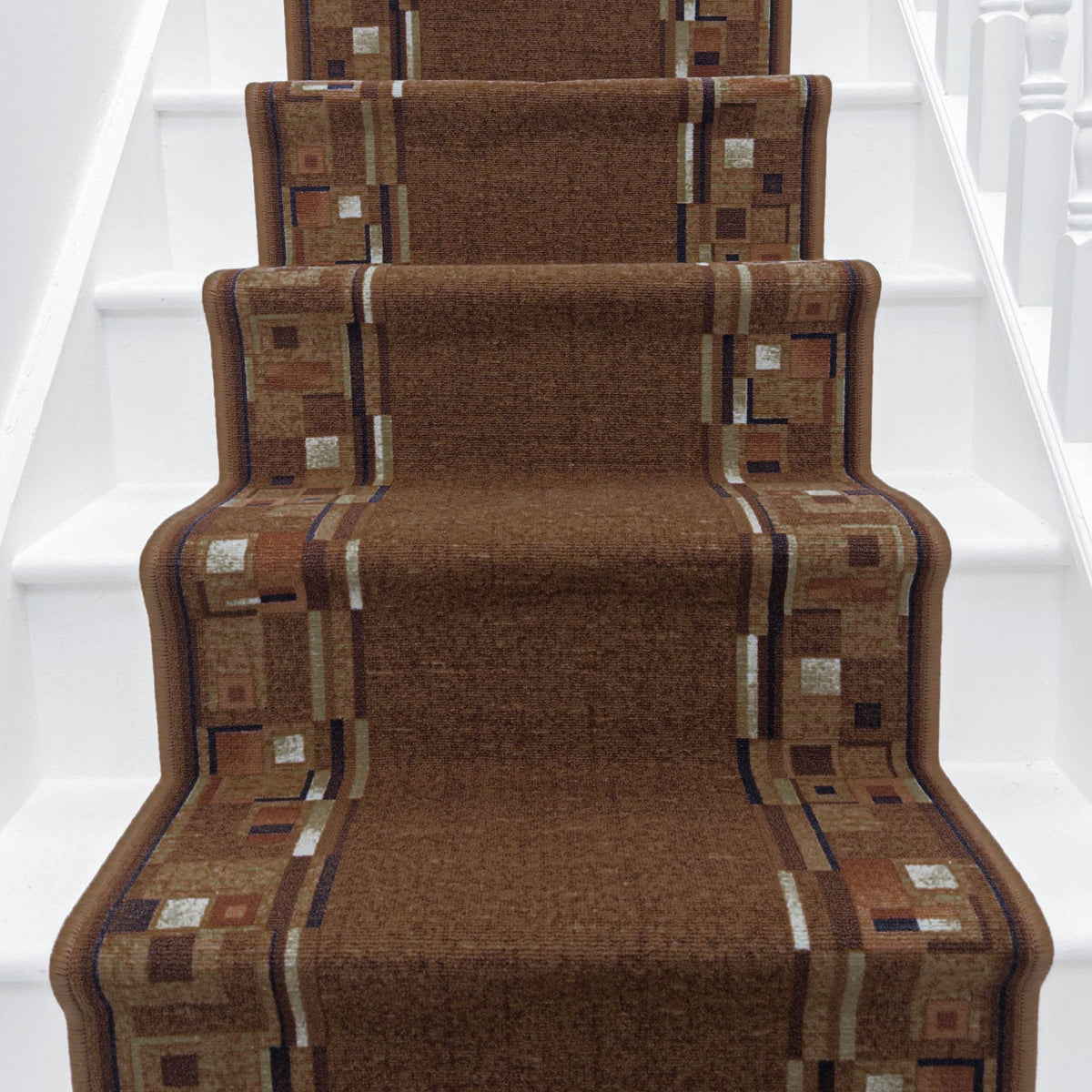 Bombay D. Brown Stair Runner