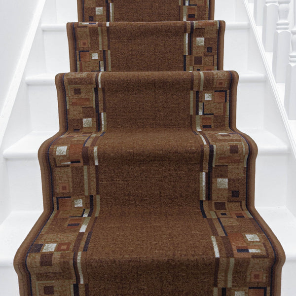 Bombay D. Brown Stair Runner