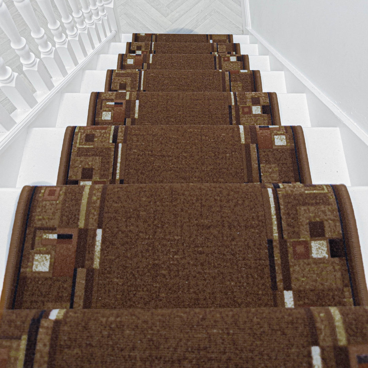 Bombay D. Brown Stair Runner