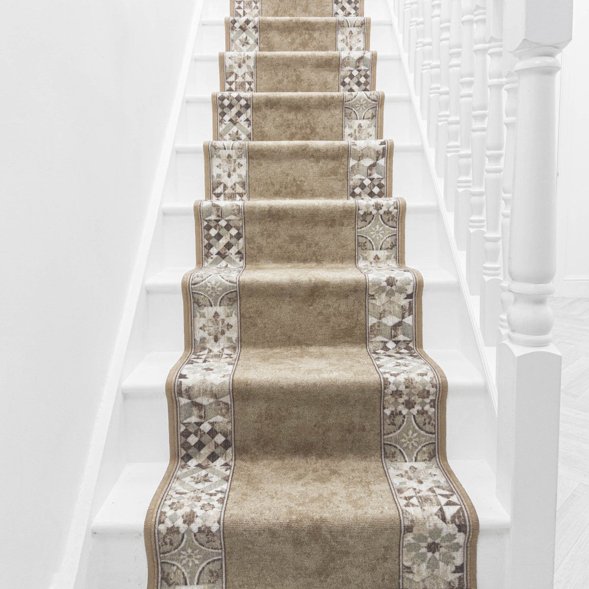 Murcia Light Brown Stair Runner
