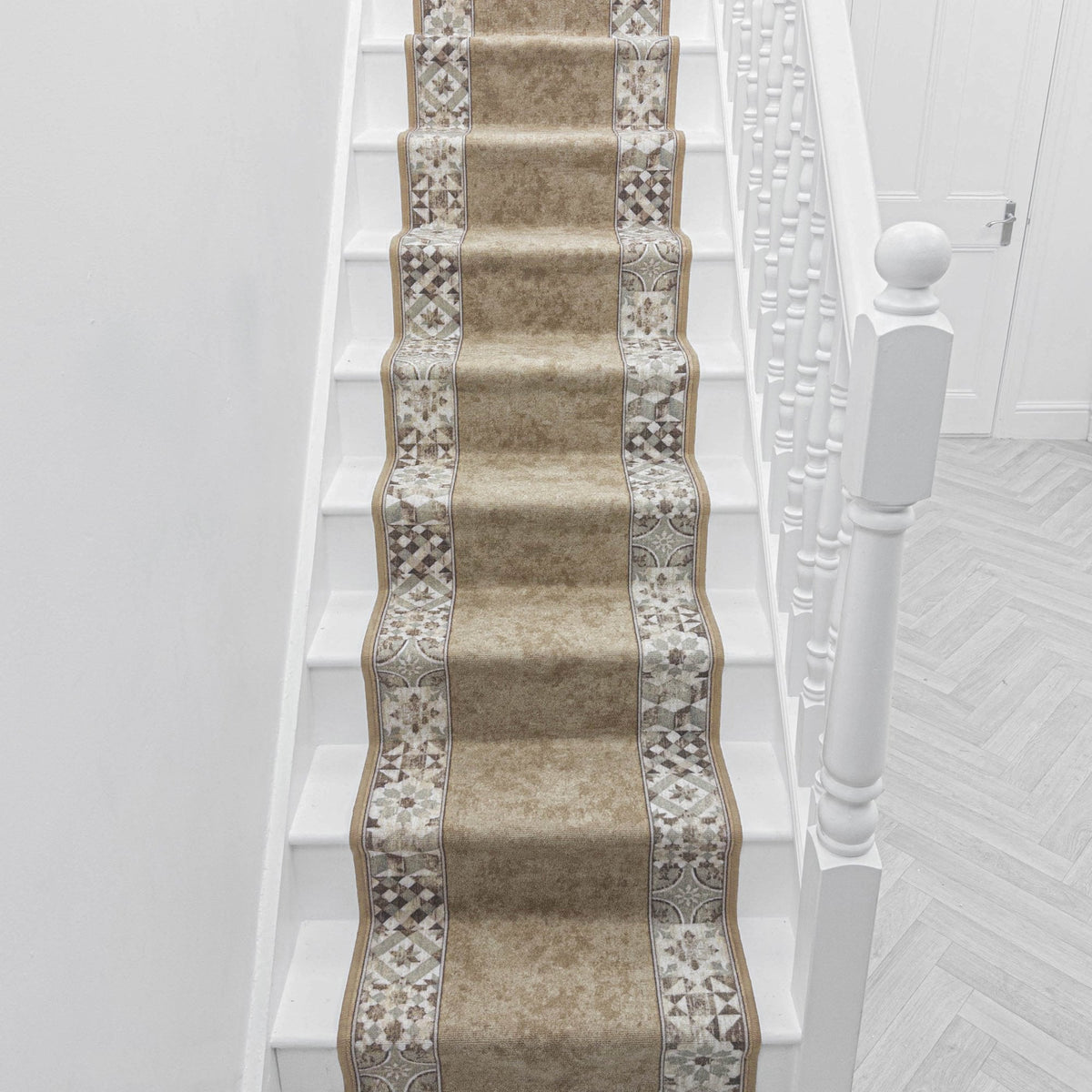 Murcia Light Brown Stair Runner
