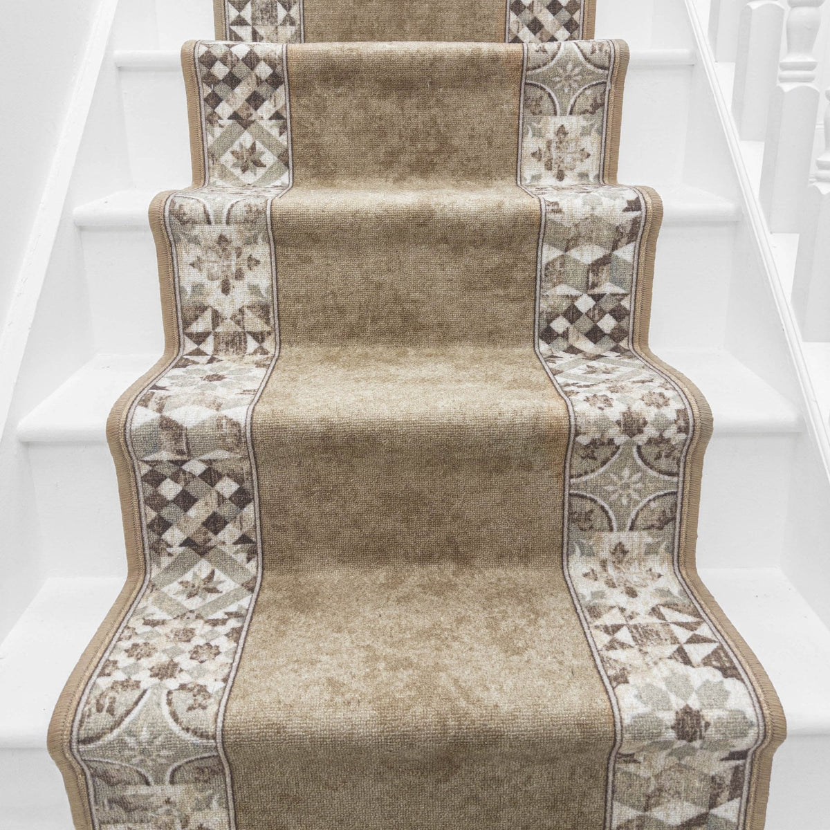 Murcia Light Brown Stair Runner