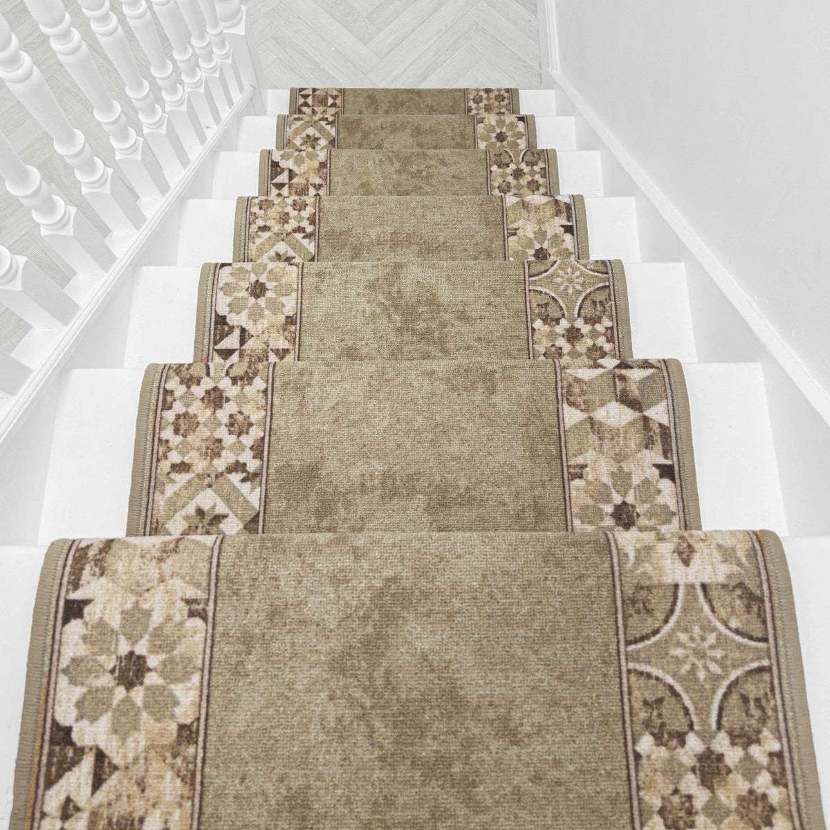 Murcia Light Brown Stair Runner